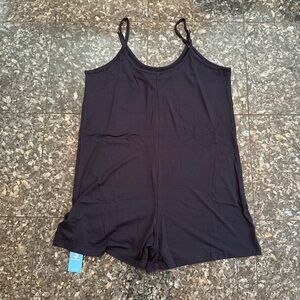 Cupshe Navy Blue Sleeveless Romper